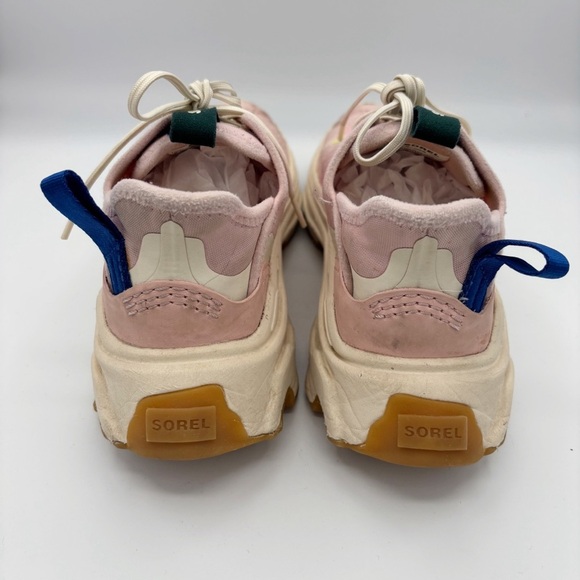 Sorel Kinetic Breakthru Day Lace Sneaker 8.5 Vintage Pink Bleached Ceramic - Picture 4 of 10